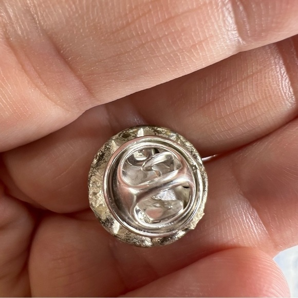 Repurposed clipon earrings turned into pins, tie tacks, brooches and pin buttons - Picture 8 of 9